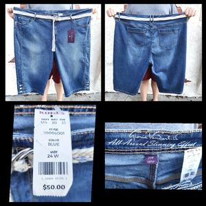 Gloria Vanderbilt Blue Denim Ankle/Cropped Jeans